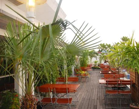 Empty cafe Stock Photos