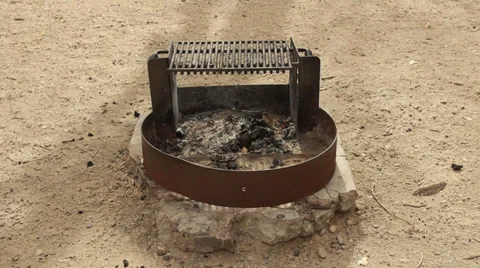 Empty Campground in the Desert at Green River, Utah Stock Footage 36346745
