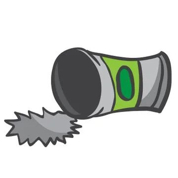 Empty can Stock Illustration