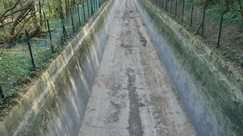 The empty canal Stock Footage 151078154