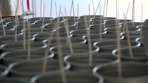 Empty candle tins and wicks 動画素材 94007986