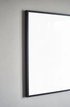 An Empty Canvas, Perfectly Prepared for Displaying Your Beautiful Artwork Stock Photos