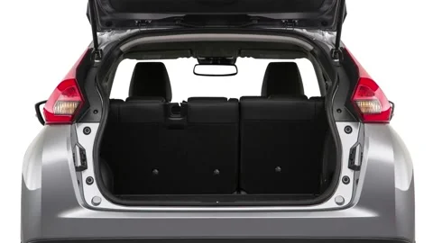 Empty car trunk Obsidian Blue Pearl 2019 Mitsubishi Eclipse Cross SEL 1.5T S-AWC Vídeo Stock 160022380