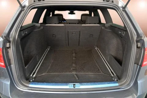 Empty car trunk  Stock Photos