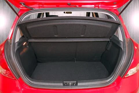 Empty car trunk Stock Photos