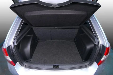Empty car trunk Stock Photos