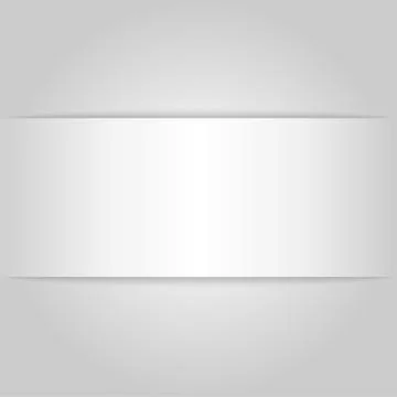 Empty card rectangle with shadow for design. Illustrazione stock