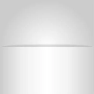 Empty card rectangle with shadow for design. Illustrazione stock