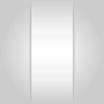 Empty card rectangle with shadow for design. Illustrazione stock