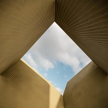 Empty cardboard box Illustrazione stock