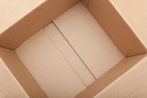 Empty cardboard box Stock Photos