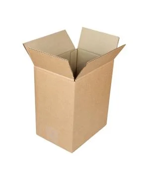 Empty cardboard box Stock Photos