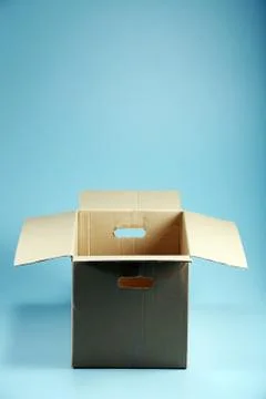 Empty Cardboard Box Stock Photos