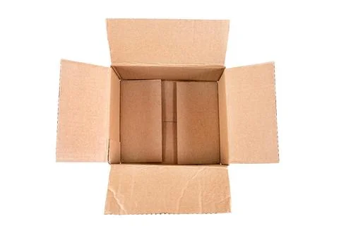 Empty Cardboard Box Stock Photos