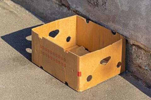 Empty Cardboard Box Stock Photos