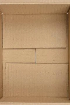 Empty cardboard box Stock Photos