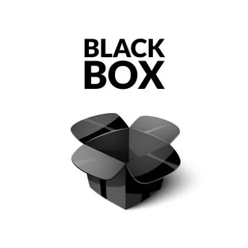 Empty cardboard packaging, open box icon in cartoon style Stock Illustration