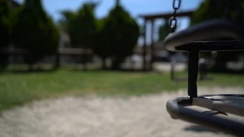 Empty carousel Stock Footage 86532355