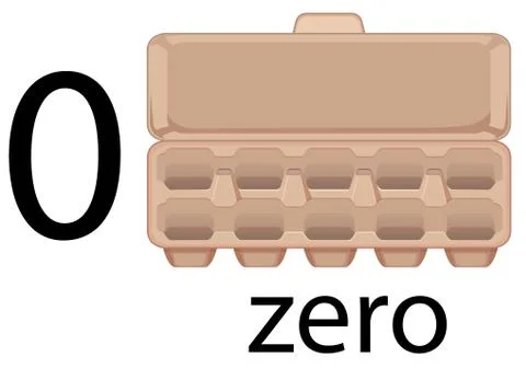 Empty carton of egg Stock Illustration