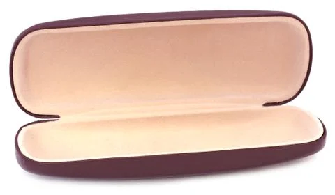 Empty case of sunglasses Stock Photos