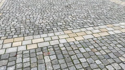 Empty central square in downtown city Stock Footage 142815722