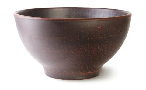 Empty ceramic bowl Stock Photos