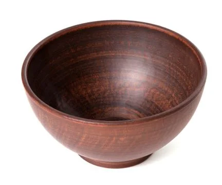 Empty ceramic bowl Stock Photos