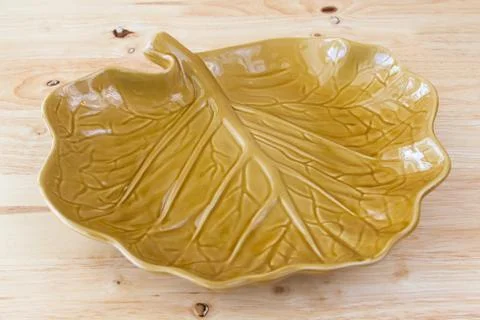 Empty ceramic clay dish texture for cooking or general use Stock Photos