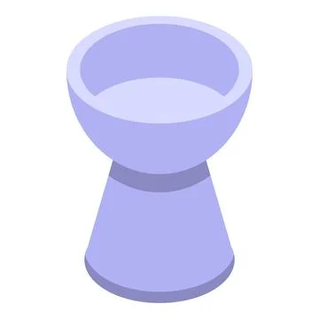 Empty ceramic mortar and pestle standing on white background Illustrazione stock