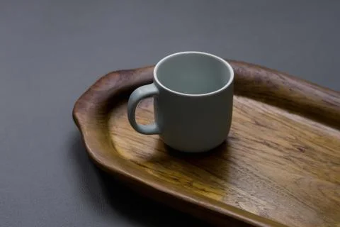 An empty ceramic mug 写真素材