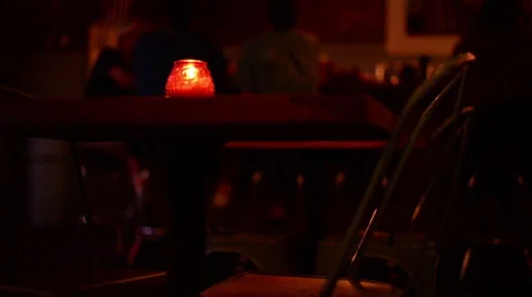 Empty chair in bar. Video stock 54313055