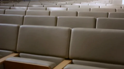 Empty chairs in conference room Stock Footage 114698167