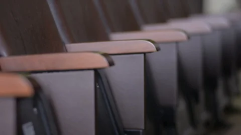 Empty chairs in conference room Stock Footage 114698382