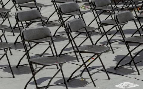 Empty chairs Stock Photos