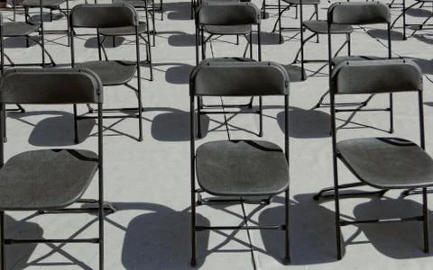 Empty chairs Stock Photos