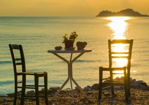 Empty chairs Stock Photos