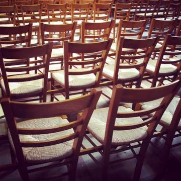 Empty chairs Stock Photos