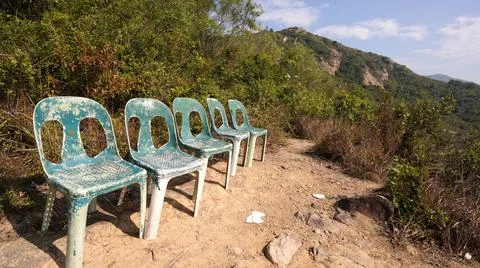 Empty chairs Stock Photos