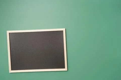 Empty chalkboard banner background copy space Stock Photos