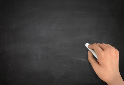 Empty chalkboard write concept  3d illustration Stock Illustration