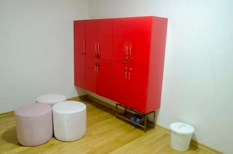 Empty Changing Rooms Stock Photos