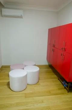 Empty Changing Rooms Stock Photos