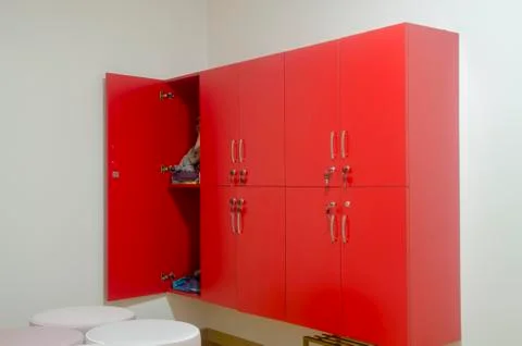 Empty Changing Rooms Stock Photos