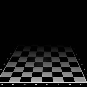 Empty chess board Stock Illustration
