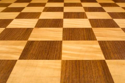 Empty chess board Foto stock