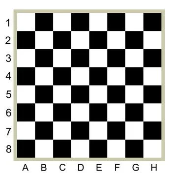 Empty chess board table game vector illustration isolated Stock Illustration