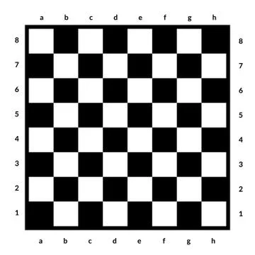 Empty chessboard isolated. Board for chess or checkers game. Strategy game co Stock Illustration