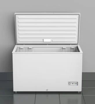 Empty chest freezer Stock Illustration