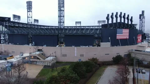 Empty Chicago White Sox Field Stock Footage 132054672