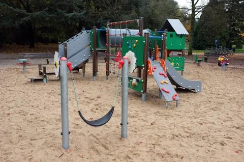 Empty Children Playground Stock Photos